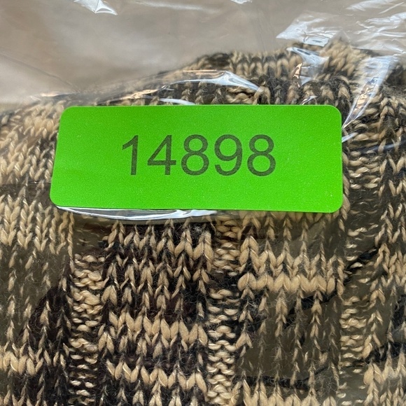 Derek Heart Black/Tan Sleeveless Cowl Neck Ribbed Sweater Pencil Dress Small - Picture 13 of 13